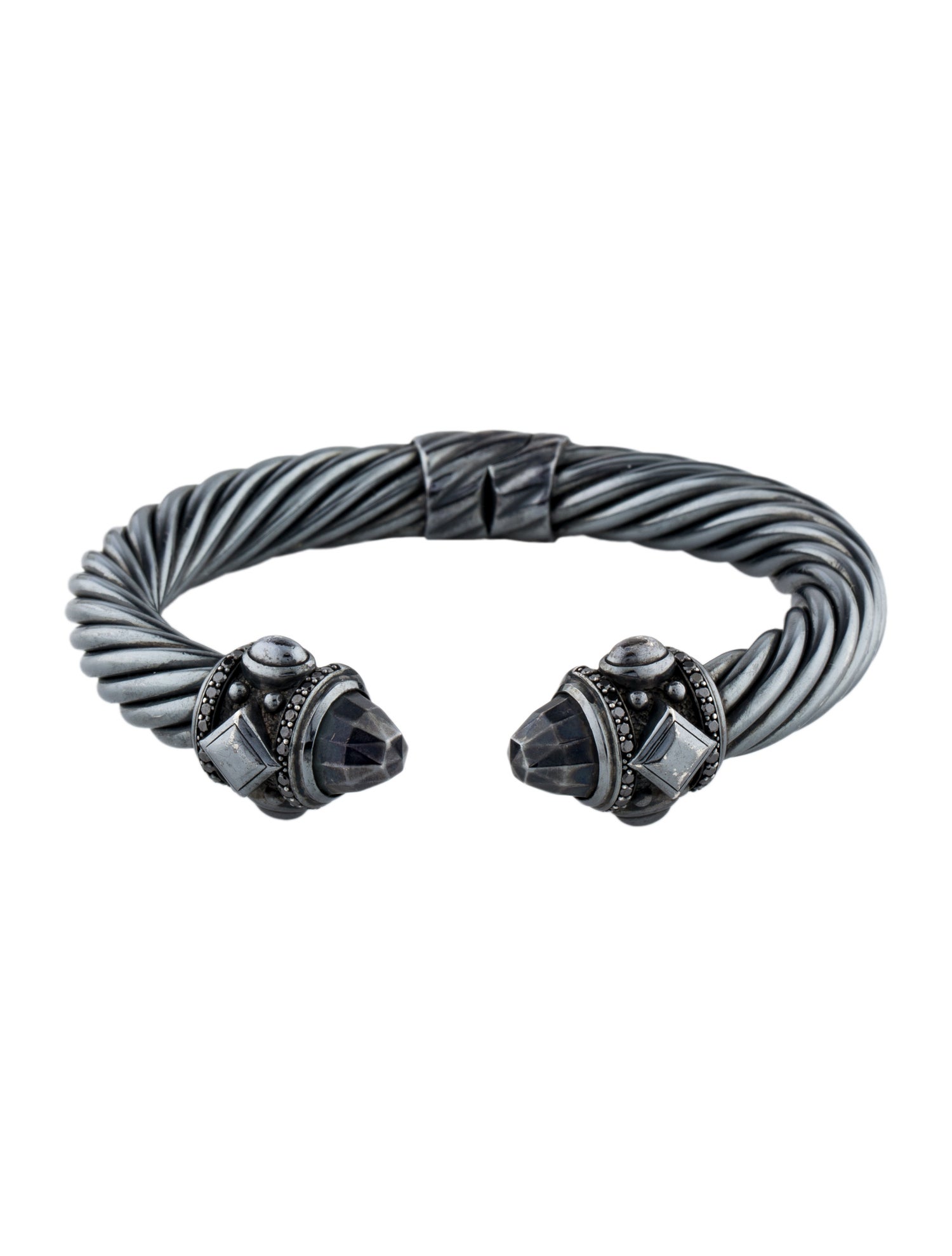 David Yurman Diamond Renaissance Cuff Bracelet