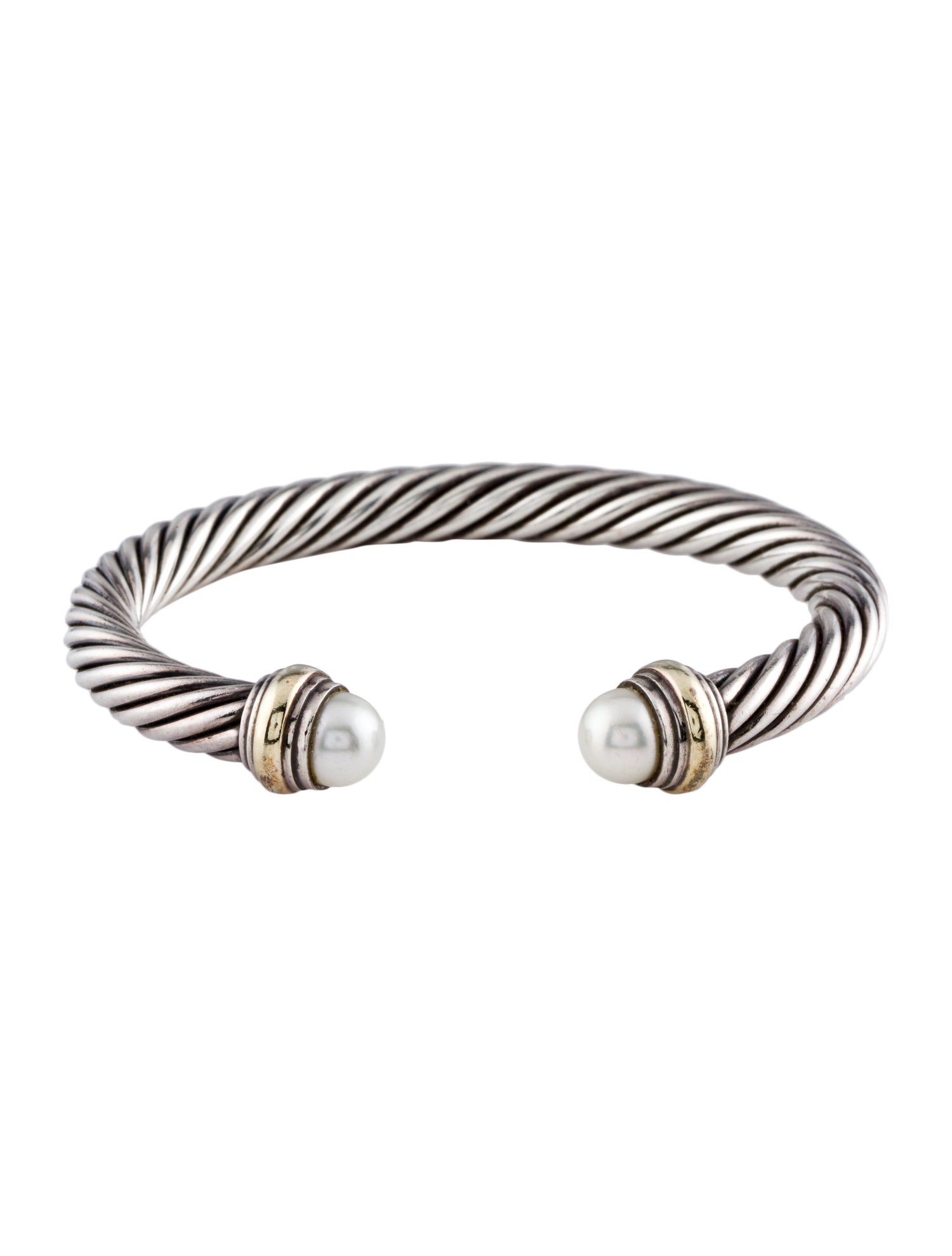 David Yurman Pearl Classic Cable Cuff