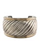 David Yurman Two-Tone Sculpted Cable Cuff Bracelet