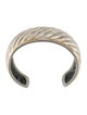 David Yurman Two-Tone Sculpted Cable Cuff Bracelet
