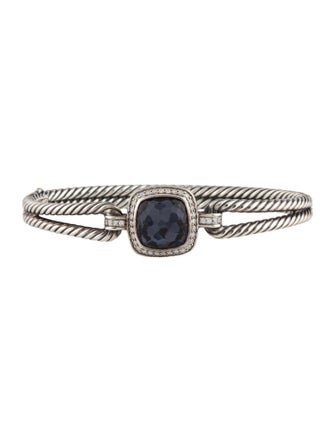 David Yurman Black Orchid & Diamond Albion Bangle Bracelet