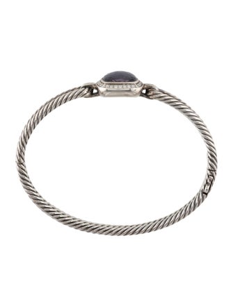 David Yurman Black Orchid & Diamond Albion Bangle Bracelet