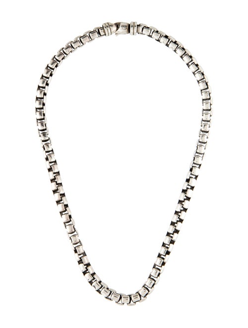David Yurman Large Box Chain Link Necklace