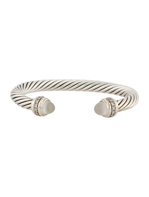 David Yurman Quartz & Diamond Classic Cable Bracelet