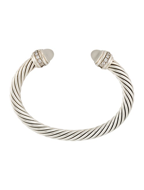 David Yurman Quartz & Diamond Classic Cable Bracelet