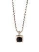 David Yurman Onyx Albion Enhancer Pendant Necklace