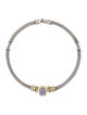 David Yurman Two-Tone Chalcedony & Iolite Albion Choker Necklace