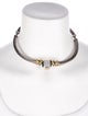 David Yurman Two-Tone Chalcedony & Iolite Albion Choker Necklace