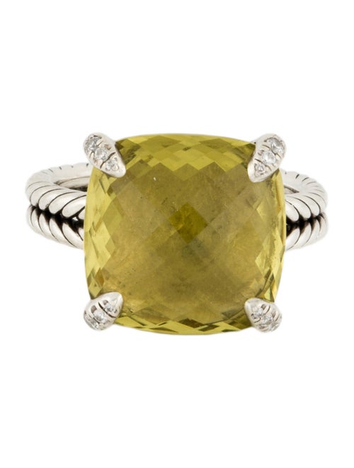 David Yurman Quartz & Diamond Chatelaine Ring