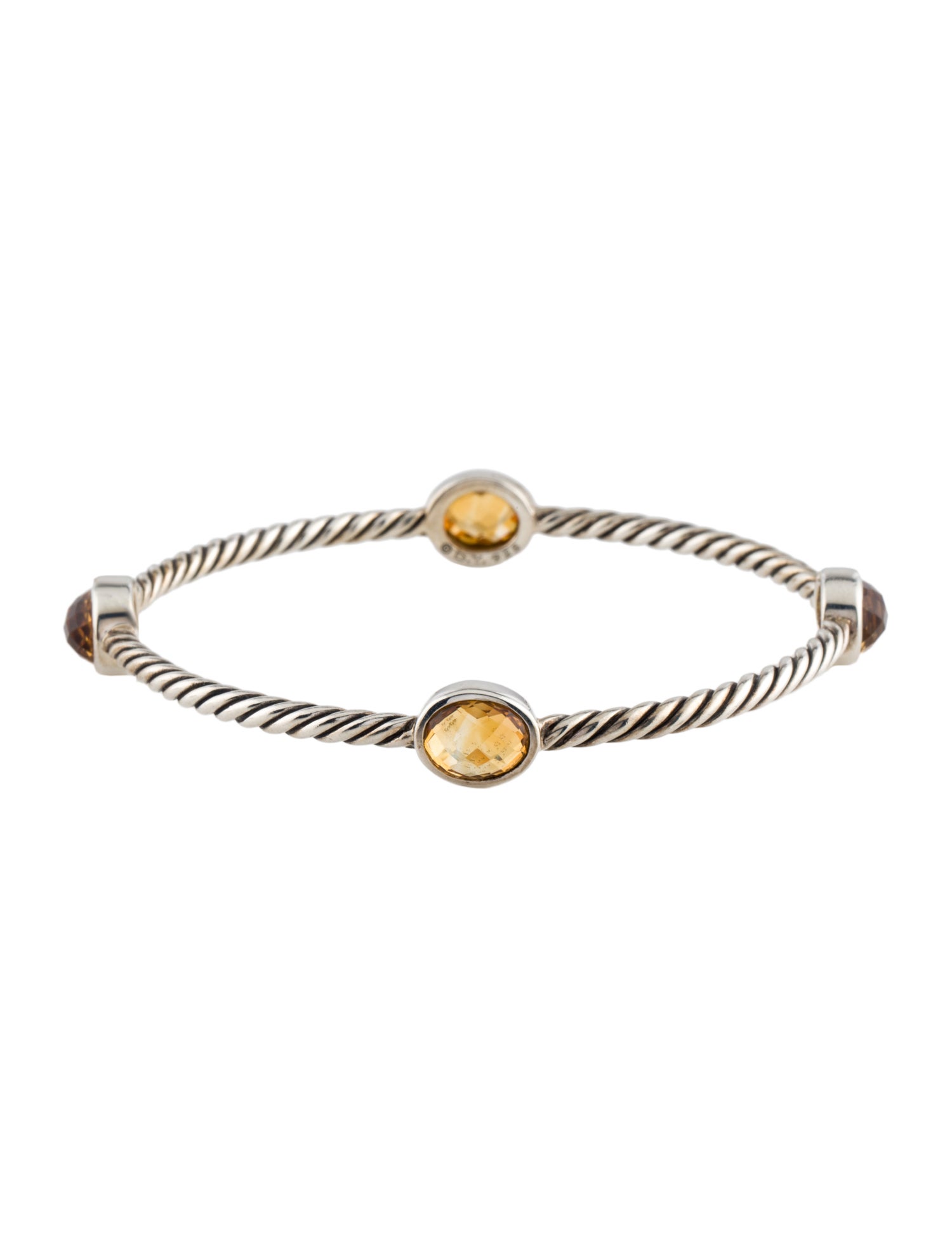 David Yurman Citrine Color Classics Station Bangle