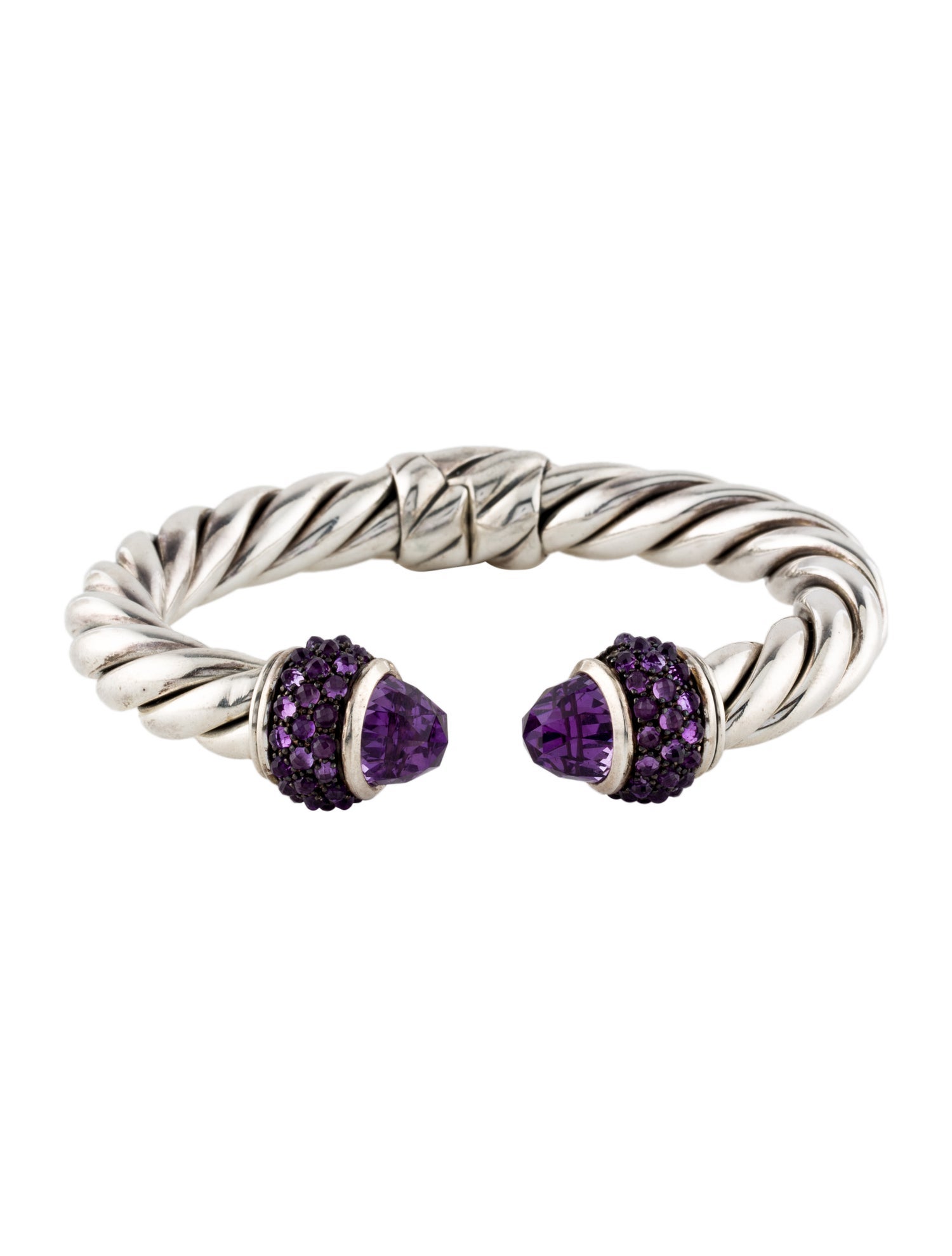 David Yurman Amethyst Osetra Cuff Bracelet