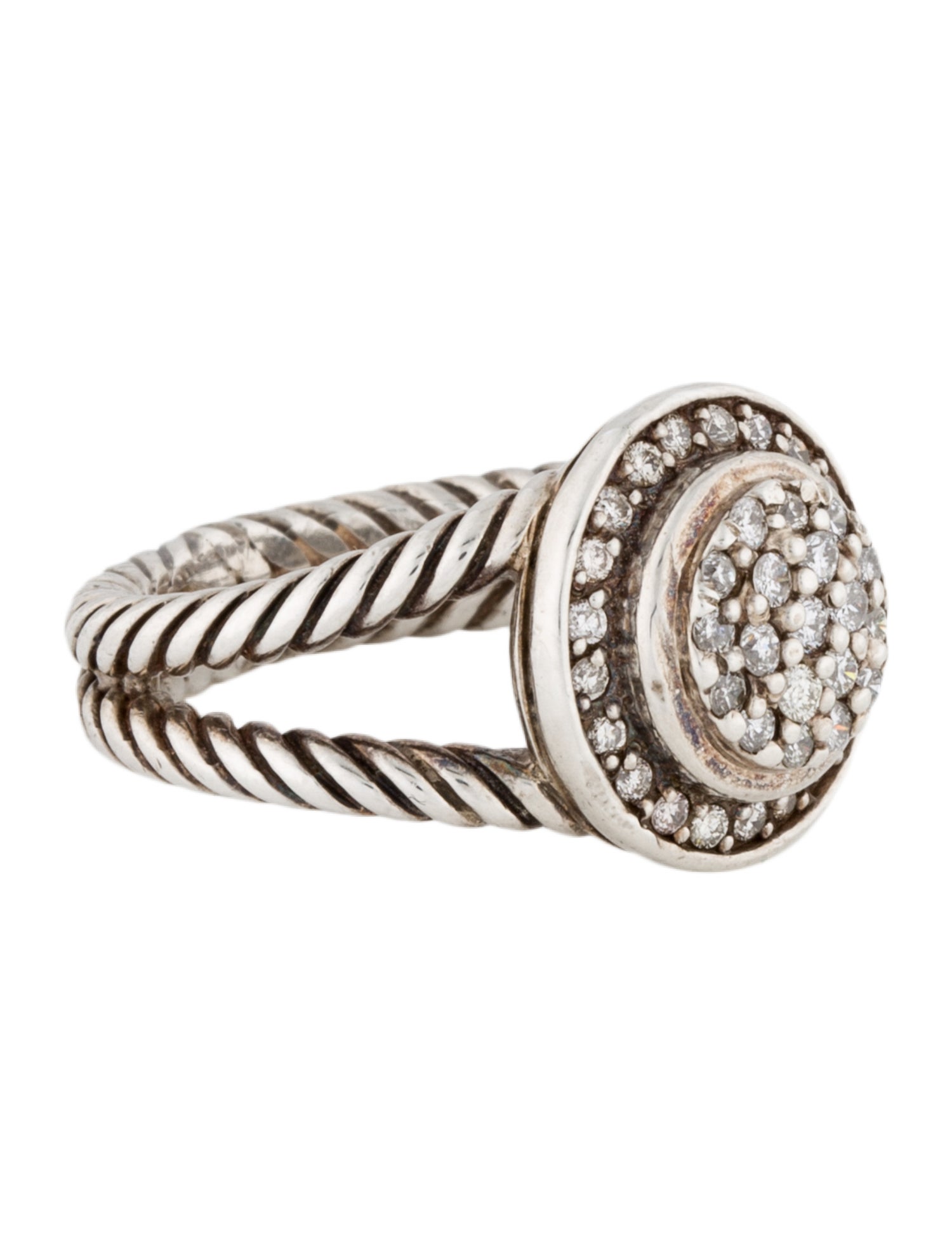 David Yurman Diamond Petite Cerise Cocktail Ring