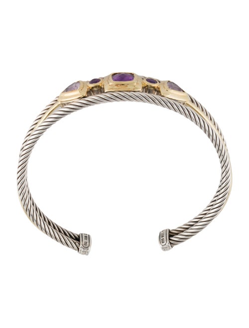 David Yurman Amethyst Cuff Bracelet