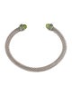 David Yurman Peridot & Tsavorite Cable Candy Bracelet