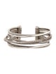 David Yurman Diamond Crossover Cuff Bracelet