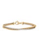 David Yurman 18K Diamond Crossover Link Bracelet