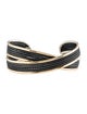 David Yurman Two-Tone Origami Narrow Crossover Cuff Bracelet
