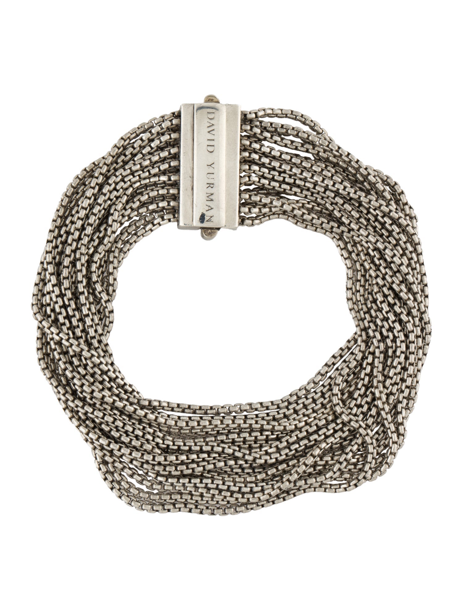 David Yurman Multi-Strand Box Chain Bracelet