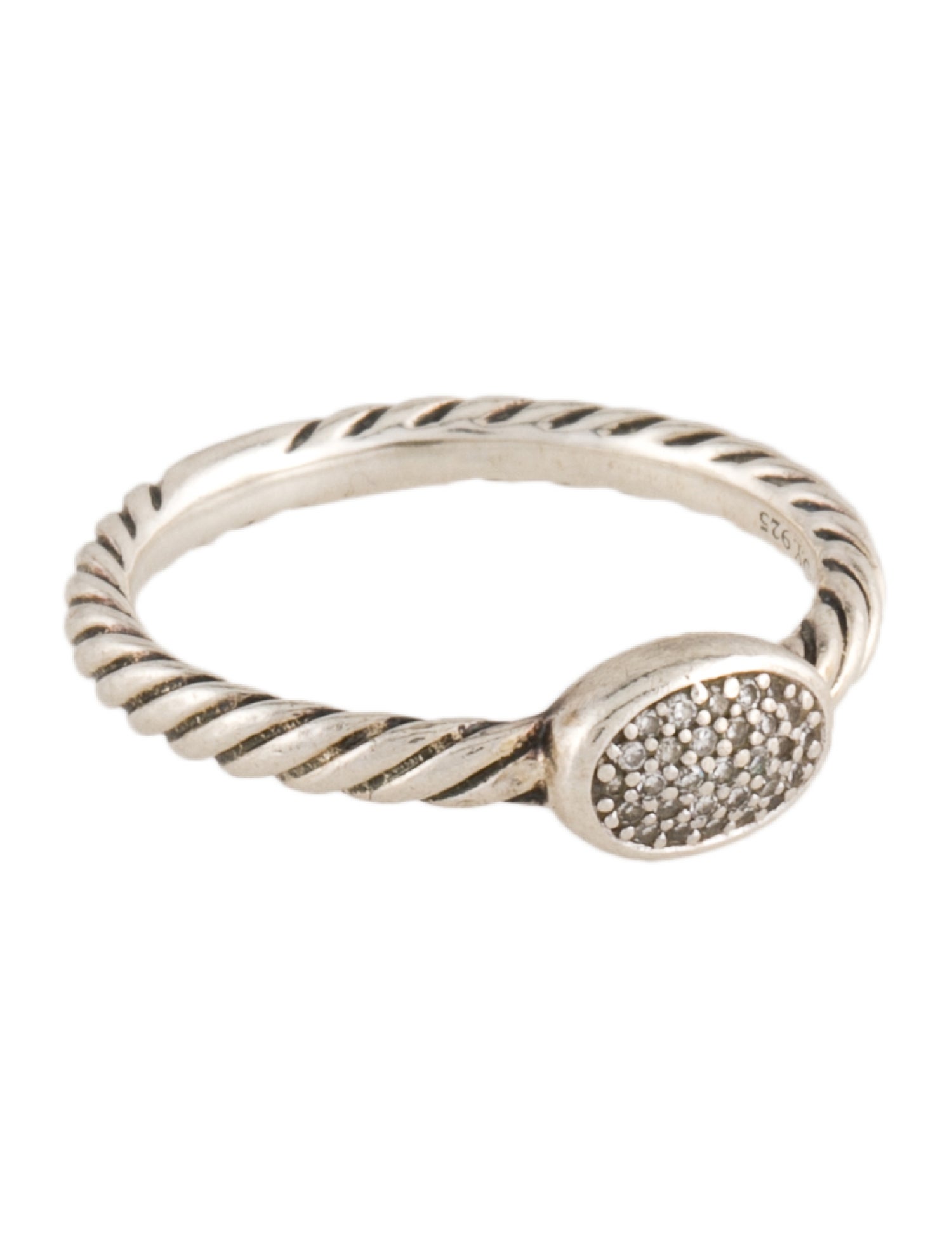 David Yurman Diamond Cable Band