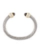 David Yurman Smoky Quartz & Diamond Cable Cuff Bracelet