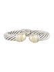 David Yurman Two-Tone Cable Cuff Bracelet