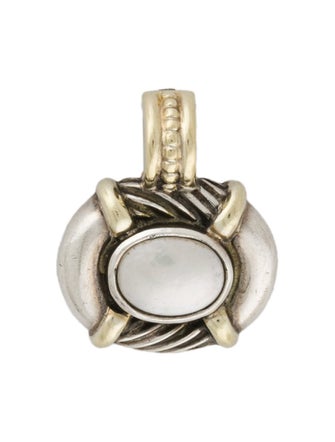 David Yurman Two-Tone Pearl Enhancer Pendant