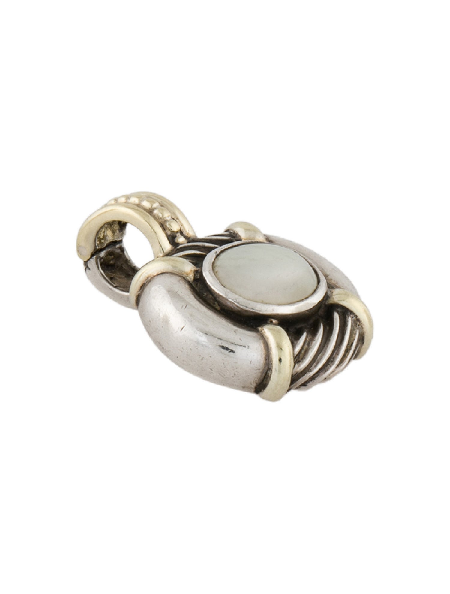 David Yurman Two-Tone Pearl Enhancer Pendant