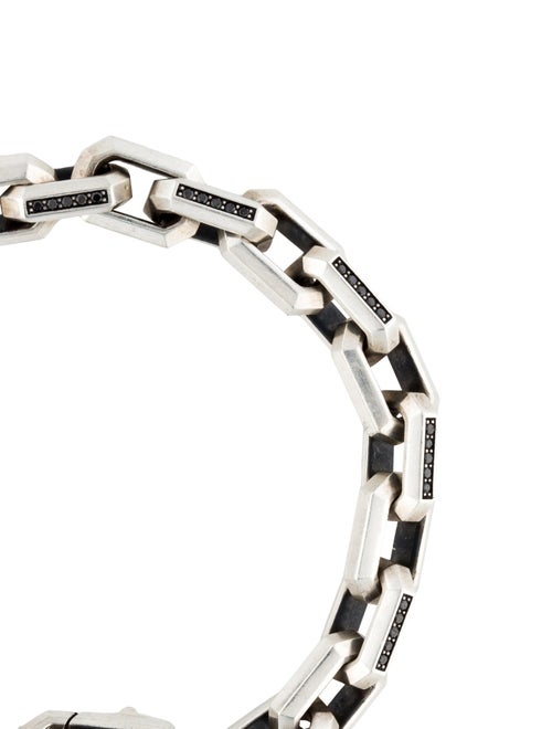 David Yurman Diamond Streamline Heirloom Chain Link Bracelet