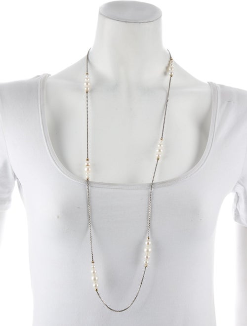 David Yurman Pearl Station Necklace