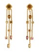 David Yurman 18K Tourmaline Confetti Tassel Earrings