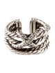 David Yurman Diamond X Crossover Open Band