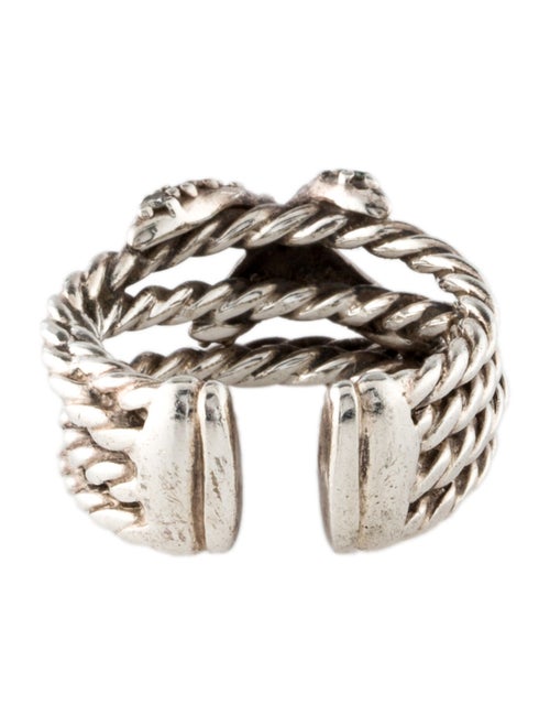 David Yurman Diamond X Crossover Open Band