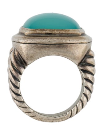 David Yurman Chalcedony Signet Ring