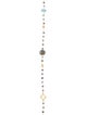 David Yurman 18K Labradorite, Iolite, Aquamarine & Topaz Quatrefoil Bead Chain Necklace