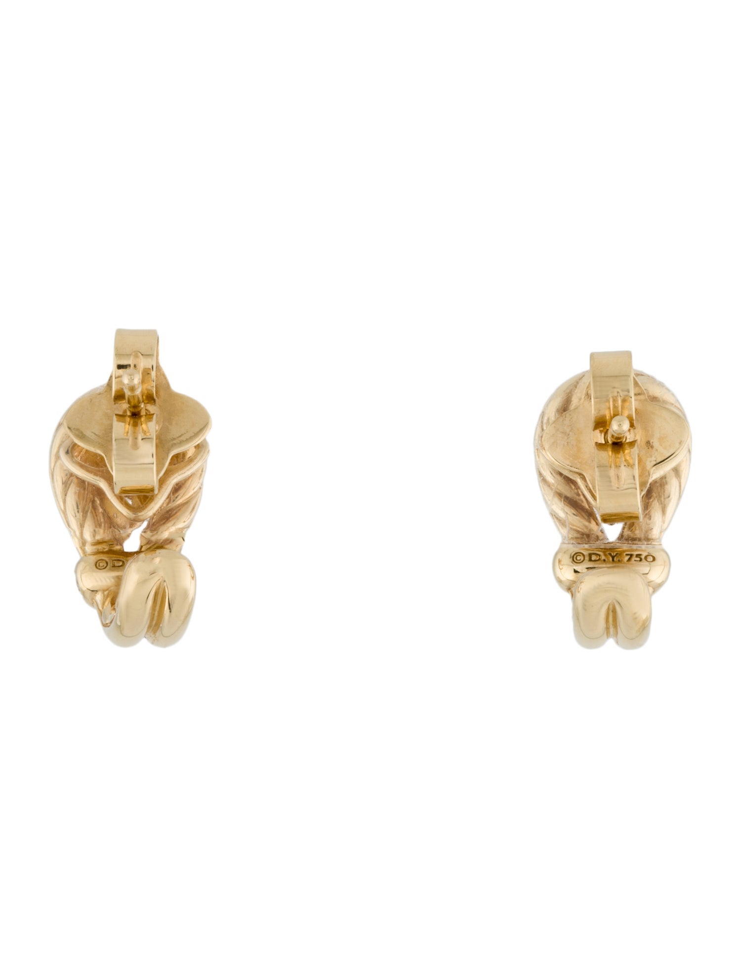 David Yurman Thoroughbred Loop Huggie Earrings