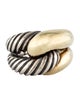 David Yurman Two-Tone Labyrinth Single Loop Ring