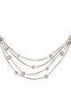 David Yurman Diamond Starburst Mulitstrand Necklace