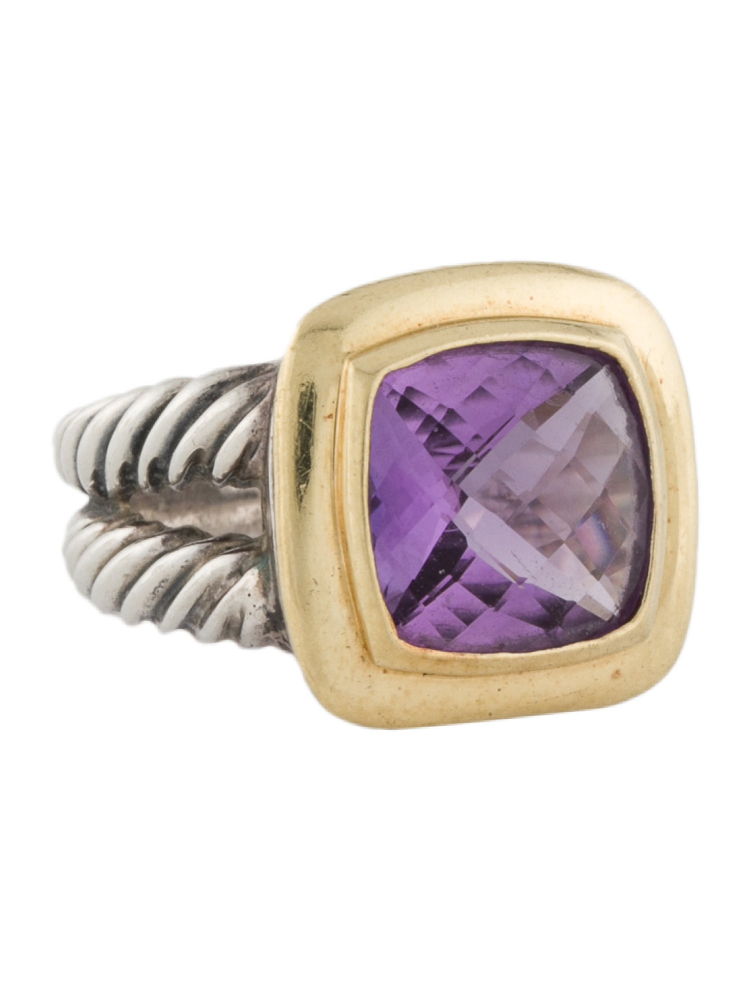 David Yurman Amethyst Cocktail Ring