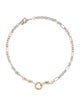 David Yurman Two-Tone Figaro Choker Chain Necklace