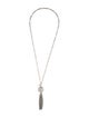 David Yurman 1.07ctw Diamond Tapestry Tassel Pendant Necklace