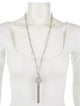 David Yurman 1.07ctw Diamond Tapestry Tassel Pendant Necklace