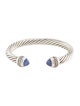 David Yurman Chalcedony & Diamond Cuff Bracelet