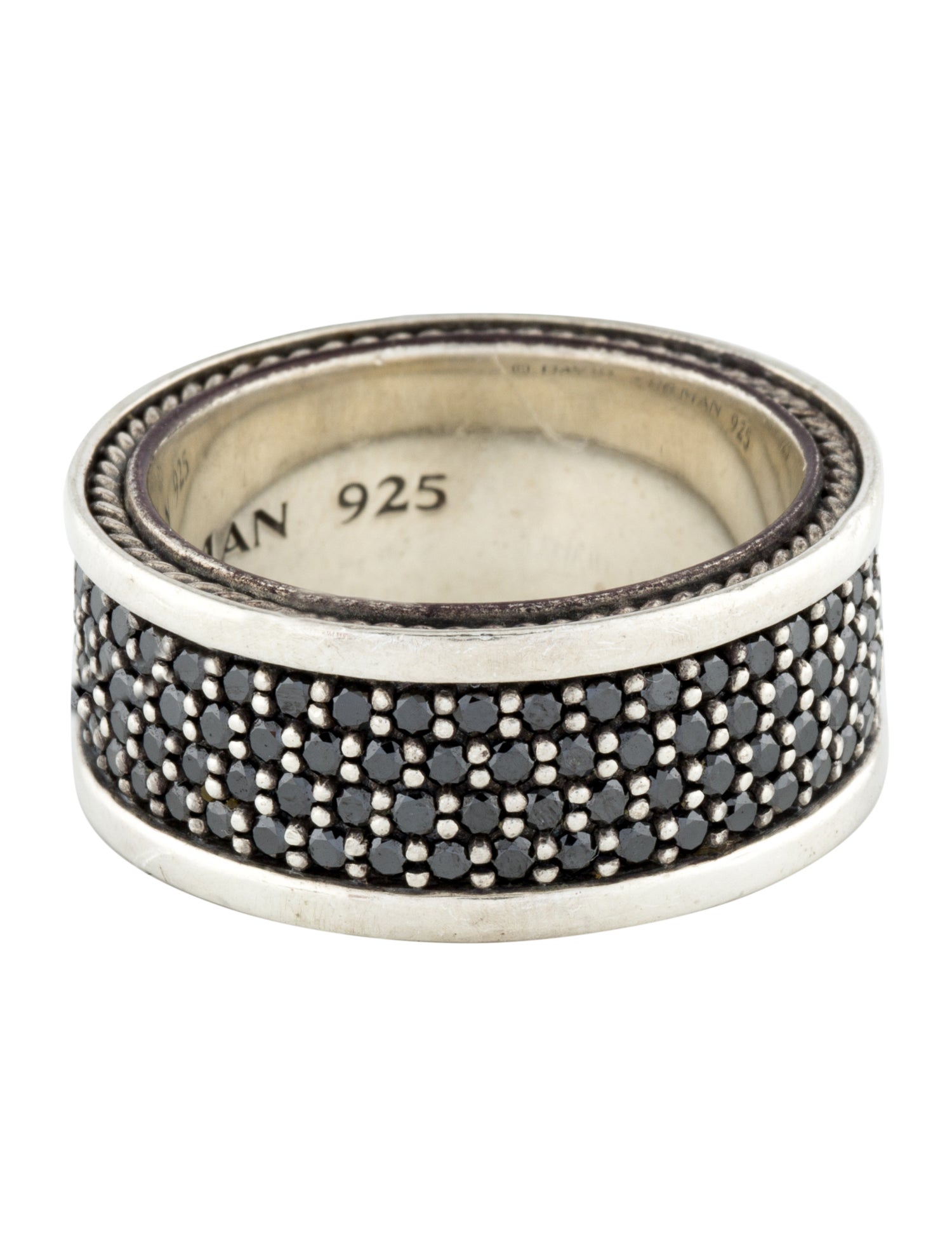 David Yurman Diamond Four-Row Streamline Band