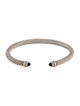 David Yurman Onyx & Diamond Classic Cable Bracelet
