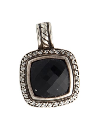 David Yurman Onyx & Diamond Pendant