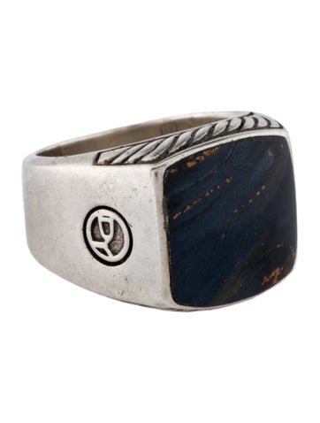 David Yurman Signet Ring Pietersite 9.75