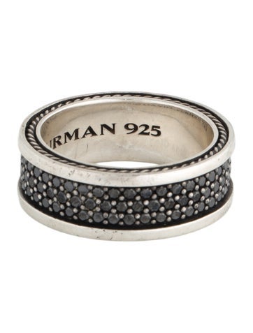 David Yurman Band Diamond Three Row Streamline 11