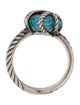 David Yurman Topaz & Diamond Cable Wrap Ring