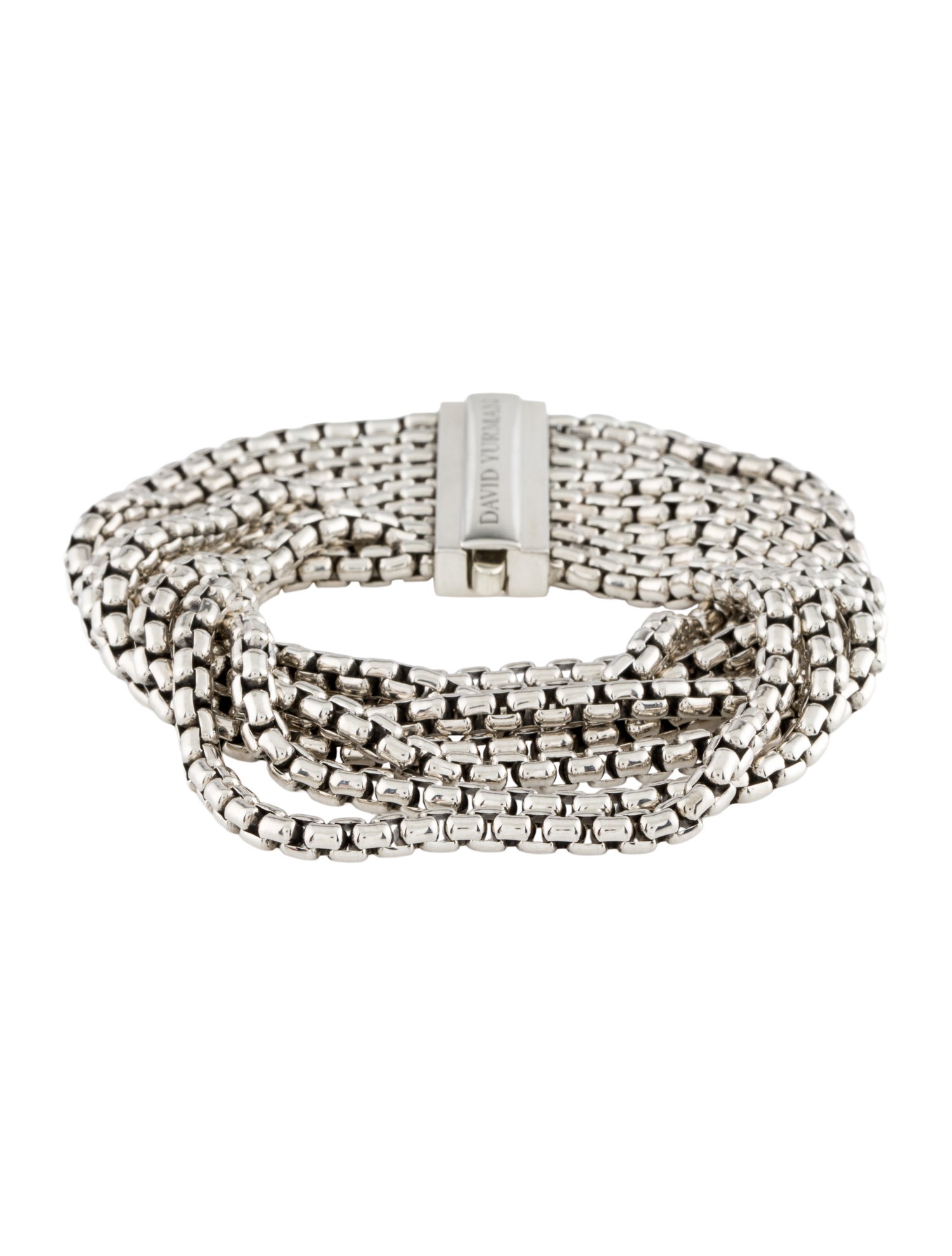 David Yurman Box Chain Eight Row Bracelet