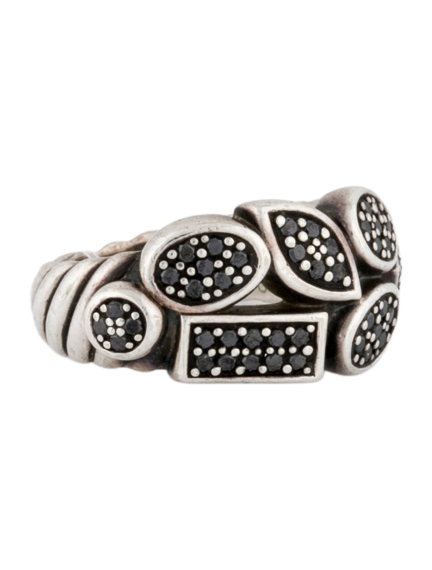 David Yurman Two Row Confetti Ring